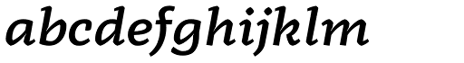 Radcliffe Semi Bold Italic abcdefghijklm