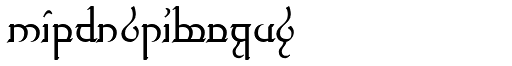 Tengwar Transliteral Regular
